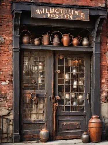 potteries,apothecaries,victorian kitchen,scullery,apothecary,middleport,ironmongers,pottery,village shop,vintage kitchen,blacksmiths,kitchen shop,brandy shop,weatherfield,antique background,shopfront,jackson hole store fronts,storefront,coffeepots,kitchenware,Unique,Design,Character Design