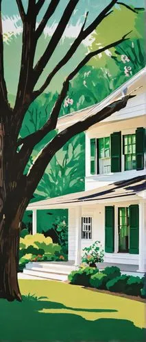 house painting,southfork,pleasantville,bawden,houses clipart,forest house,greenspring,maplecroft,home landscape,ferncliff,burchfield,bluemner,eagleswood,mawes,reynolda,macdowell,travel poster,savoye,guesthouses,green living,Art,Artistic Painting,Artistic Painting 42