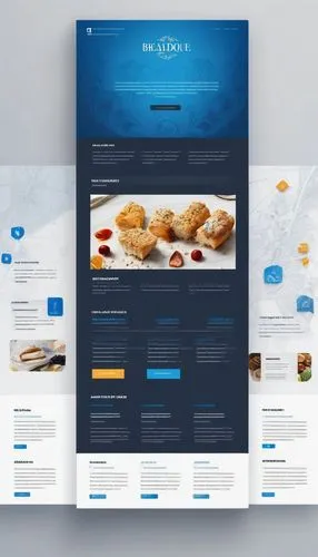 Modern website, information architecture template, sleek minimalistic design, bright white background, blue accents, bold sans-serif font, clean lines, geometric shapes, responsive layout, scrolling e