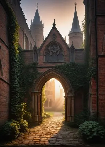 collonges,rufford,peckforton,kiddingly,ploddingly,frombork,zamek malbork,nyenrode,wightwick,pointed arch,malbork,lilleshall,archways,tylney,ingestre,edzell,theed,archway,fairy tale castle,baddesley,Illustration,Black and White,Black and White 19