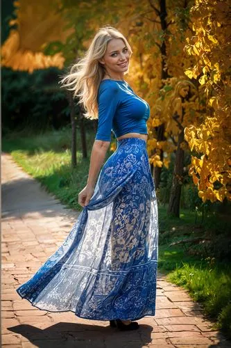 celtic woman,dirndl,zakharova,girl in a long dress,country dress,vasilisa