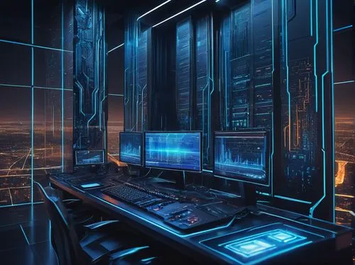 cybertrader,computer room,mainframes,the server room,cyberscene,cyberspace,cyberview,cyberport,cybercity,spaceship interior,virtualized,fractal design,mainframe,cybernet,holodeck,datacenter,cyberonics,cyberworld,desktops,arktika,Illustration,Black and White,Black and White 29