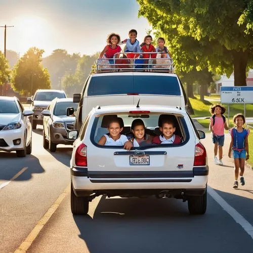 caravan,carpooling,carpool,carpoolers,vanpool,share the road,carload,minivans,carpools,children's car,nicaraguans,minivan,wagonload,salvadorans,us vehicle,salvadorians,transportation,migrans,caravanning,wagonways,Photography,General,Realistic