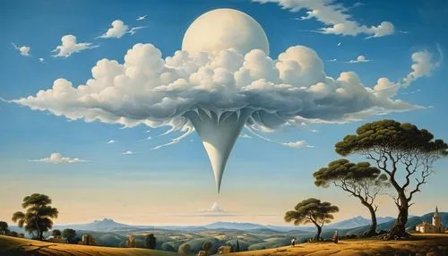 mushroom cloud,cloud mushroom,el salvador dali,cloudmont,mushroom landscape,magritte,mushroom island,thundercloud,cloudbase,cloud towers,troposphere,cumulant,cloud image,surrealist,surrealism,dirigible,thorgerson,dali,nube,cumulus nimbus,Photography,General,Realistic