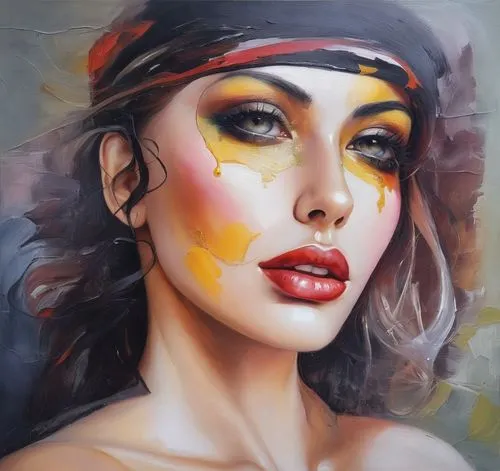 Painting Abstract nude Body Art Oil Painting,chevrier,adnate,oil painting on canvas,italian painter,art painting,oil painting,pintura,peinture,painting technique,girl portrait,mexican painter,oil pain