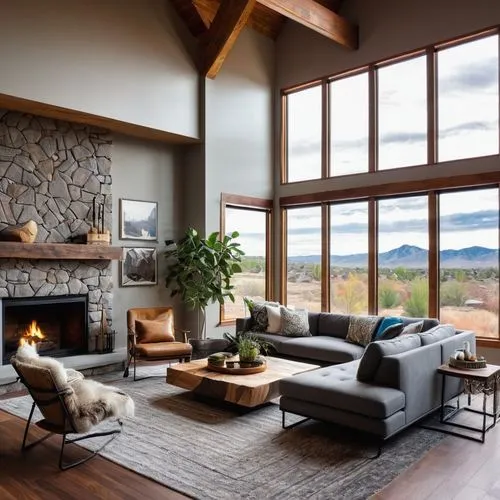 fire place,fireplaces,family room,modern living room,living room,fireplace,luxury home interior,contemporary decor,livingroom,beautiful home,sunroom,coziness,the cabin in the mountains,modern decor,interior modern design,mid century modern,sitting room,house in the mountains,home interior,alpine style,Illustration,Realistic Fantasy,Realistic Fantasy 18