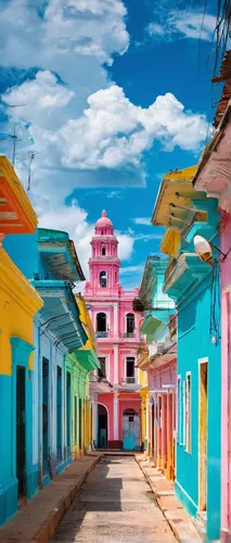 city unesco heritage trinidad cuba,colorful city,colorful facade,curacao,curaçao,zanzibar,santiago di cuba,jaipur,rajasthan,haiti,pink city,aruba,cuba,varadero,antigua,trinidad cuba old house,the festival of colors,havana,baracoa,havana cuba,Conceptual Art,Sci-Fi,Sci-Fi 04