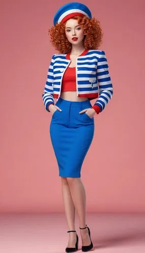 tammie,raggedy ann,retro woman,bommel,tweedledee,retro women,annabella,fashion doll,burkinabes,zoheir,fashion dolls,lepontine,pin-up model,retro paper doll,tweedledum,candy cane stripe,delta sailor,berrabah,tweedle,horizontal stripes,Unique,3D,3D Character