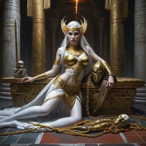 estess,priestess,frigga,akhnaten,sisoulith,cleopatra,Conceptual Art,Fantasy,Fantasy 13