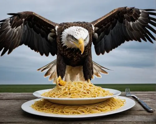 rotini,pasta,flying noodles,flying food,indomie,macaroni,orzo,fusilli,italian pasta,pasta salad,spaguetti,bald eagle,mongolian eagle,american bald eagle,eagles,feast noodles,imperial eagle,eagle,american food,passatelli,Photography,Documentary Photography,Documentary Photography 04