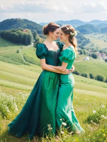 celtic woman,aaaa,countrywomen,green meadow,hutterites,madding,Photography,Fashion Photography,Fashion Photography 08