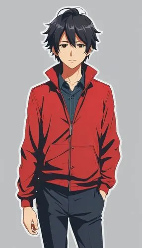 jacket,anime japanese clothing,tracksuit,png transparent,yukio,hoodie,male character,sakana,2d,parka,winter clothing,school clothes,a uniform,nikko,anime boy,ren,anime cartoon,saji,sweatshirt,winter clothes,Illustration,Vector,Vector 01