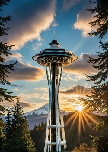 space needle,the needle,seattle,cascadia,seattleite,spruce needle,sealth,cascadian,estacada,ranier,seattlepolitics,olympia washington,northwest,rainier,artthielseattle,sealaska,tantalus,tatoosh,issaquah,cascade mountains,Conceptual Art,Sci-Fi,Sci-Fi 24