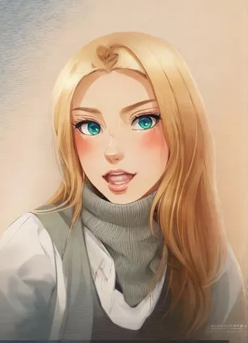 elsa,digital painting,belarus byn,winterblueher,blond girl,scarf,cappuccino,girl portrait,balalaika,romantic portrait,cynthia (subgenus),elza,winter rose,portrait background,madeleine,blonde girl,siberian,a girl's smile,jessamine,custom portrait,Common,Common,Japanese Manga