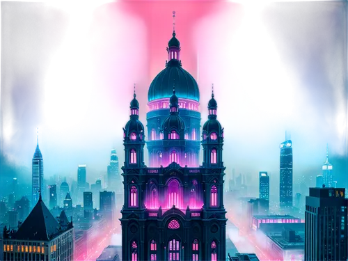 chrysler building,pink city,fantasy city,colorful city,metropolis,barad,city scape,sky city,the palace of culture,luminato,temples,reichstadt,electric tower,art deco background,cityscapes,world digital painting,city trans,spires,messeturm,cybercity,Conceptual Art,Fantasy,Fantasy 22