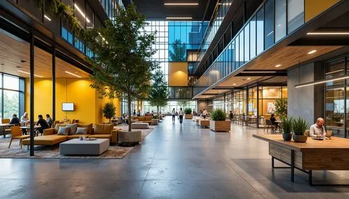 lofts,modern office,lobby,gensler,atriums,andaz,bridgepoint,wintergarden,atrium,ideacentre,offices,calpers,googleplex,bureaux,enernoc,contemporary decor,headquaters,pedway,headquarter,company headquarters