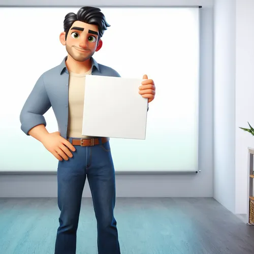 blur office background,male poses for drawing,holding ipad,3d model,character animation,cardboard background,white-collar worker,animated cartoon,advertising figure,3d man,3d modeling,3d rendered,3d r