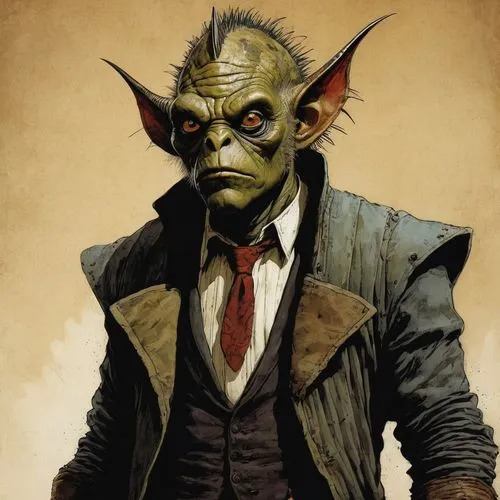 goblin,nosferatu,vastra,mordenkainen,hobgoblin,paizo,Illustration,Realistic Fantasy,Realistic Fantasy 06