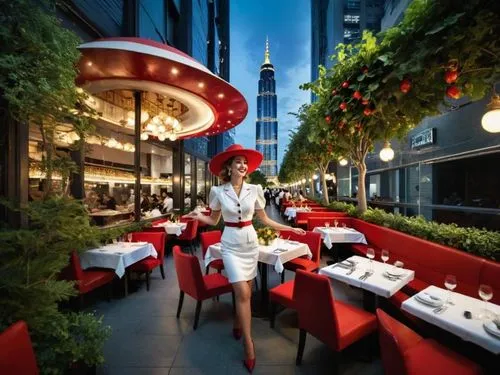 The most instagrammed restaurant in the world,new york restaurant,outdoor dining,fine dining restaurant,roof garden,restaurants,roof terrace,a restaurant,manhattan,largest hotel in dubai,hong kong cui