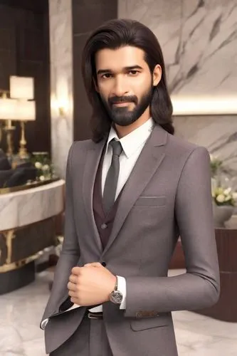 khurana,formal guy,debonair,gentlemanly,asad,zegna,gladio,concierge,xanatos,sherwani,male character,businessman,a black man on a suit,the groom,khilji,sendhil,salim,business man,bigby,vladislaus,Digital Art,3D