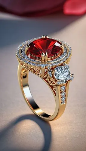 ring with ornament,pre-engagement ring,engagement ring,ring jewelry,diamond ring,wedding ring,colorful ring,engagement rings,cartier,diamond red,golden ring,ruby red,circular ring,fire ring,black-red gold,rubies,ring,3d render,ring of fire,3d rendered,Photography,General,Realistic