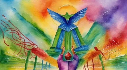 watercolor arrows,trifid,qabalah,voladores,watercolor bird,the angel with the cross,eckankar,zadkiel,pentecostalist,archangel,imbolc,abstract watercolor,pentecost,the archangel,samuil,bugenhagen,earth chakra,icarus,watercolor painting,kaliyuga,Illustration,Paper based,Paper Based 24