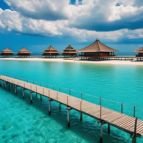 over water bungalows,over water bungalow,maldives,maldive islands,french polynesia,bora-bora,bora bora,moorea,maldives mvr,tahiti,floating huts,fiji,caribbean beach,dream beach,philippines,wooden pier,tropical beach,belize,blue waters,beautiful beaches,Photography,General,Realistic