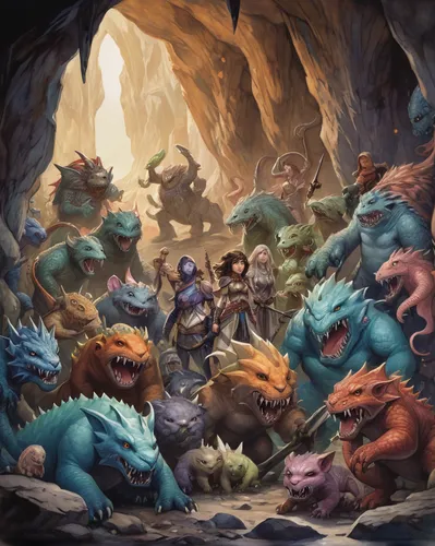 skylander giants,dungeons,cave tour,pit cave,breeding ground,guards of the canyon,game illustration,moraine,starters,druid grove,dragons,the blue caves,skylanders,frog gathering,caving,dwarves,chasm,blue caves,fantasy picture,the wolf pit,Illustration,Abstract Fantasy,Abstract Fantasy 11