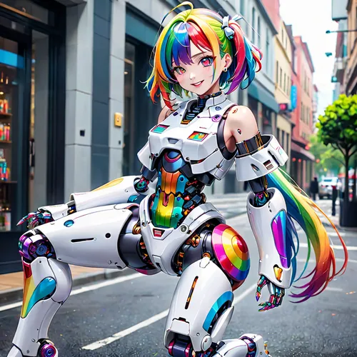 harajuku,colorful horse,nyan,rainbow unicorn,artistic roller skating,prismatic,anime japanese clothing,rainbow rabbit,hatsune miku,vivid,mecha,prism,anime girl,chrome,carnival horse,digiart,multi coloured,shibuya,google chrome,belfast,Anime,Anime,General