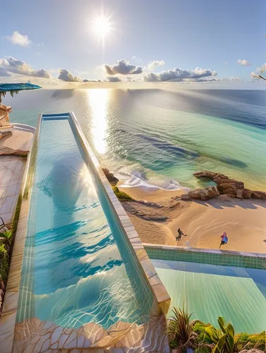 infinity swimming pool,brazilian beach,outdoor pool,dream beach,roof top pool,bondi beach,dug-out pool,ascension island,cape verde island,curacao,caribbean,ocean paradise,the caribbean,ponta do sol,swimming pool,beautiful beaches,new south wales,caribbean beach,ocean view,australia