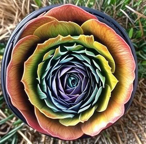 aeonium tabuliforme,colorful spiral,fibonacci spiral,two-tone heart flower,beautiful succulents,succulent in dark red pot,indian blanket,fibonacci,echeveria,coral swirl,rainbow rose,succulent,fabric flower,ranunculus,mandala flower,two-tone flower,spiral pattern,nature art,vascular plant,etlingera corneri