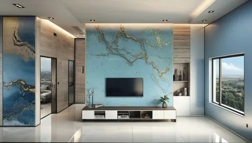 a very modern looking living room with the tv on,wallcoverings,wallcovering,search interior solutions,interior modern design,modern decor,interior decoration,Photography,General,Natural