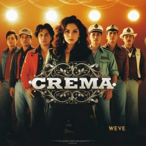 a woman standing in front of an image of some men,cremi,hema,cermak,geremia,crema,cinemex