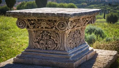 stone pedestal,font,pedestal,pillar capitals,pillar,pedestals,urn,epitaphios,khachkar,stone fountain,water trough,sarcophagi,bomarzo,lectern,stone lamp,sarcophagus,corinthian order,garni,carved stone,pallas athene fountain,Illustration,Vector,Vector 10