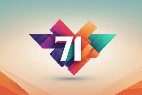 Design an elegant 7 11 logo with a sophisticated font and subtle gradients.,4711 logo,t2,triangles background,tiktok icon,cinema 4d,html5 logo,dribbble logo,type t2,dribbble icon,html5 icon,logo heade