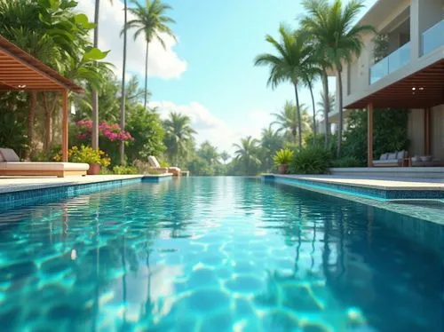 pool water surface,outdoor pool,swimming pool,infinity swimming pool,tropical house,pool water,near the swimming pool,pool house,holiday villa,amanresorts,luxury property,dug-out pool,underwater oasis,thalassotherapy,landscape designers sydney,piscine,tropical island,pool of water,poolside,roof top pool,Photography,General,Realistic