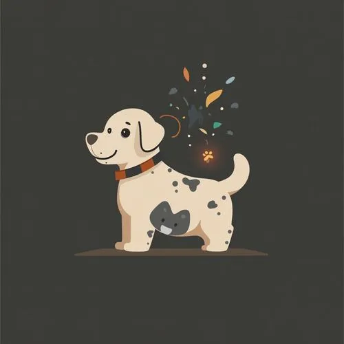 dog illustration,dalmatian,dalmatius,vector illustration,diwali wallpaper,new year vector