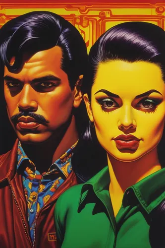 Create a romantic comedy where two characters meet at a shooting range called 'The g u n t Club',bollywood,modern pop art,cool pop art,cholado,pop art people,two people,lust for life,pop art style,gue