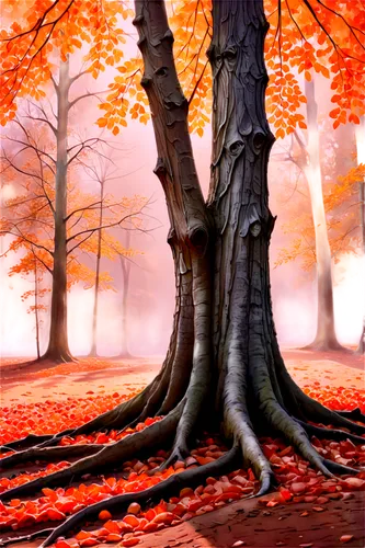 autumn background,autumn forest,autumn tree,autumn trees,beech trees,autumn landscape,red tree,autumn scenery,fallen leaves,autumn theme,deciduous forest,fall landscape,the trees in the fall,deciduous trees,european beech,trees in the fall,autumn idyll,chestnut forest,maple tree,autumn leaves,Illustration,Paper based,Paper Based 25