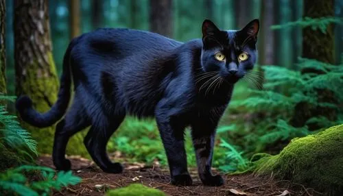 canis panther,black shepherd,felidae,black cat,hollyleaf cherry,panther,feral cat,forest animal,yellow eyes,wild cat,european wolf,feral,black tailed,canidae,breed cat,cat european,european shorthair,blue eyes cat,russian blue,russian blue cat,Photography,General,Realistic