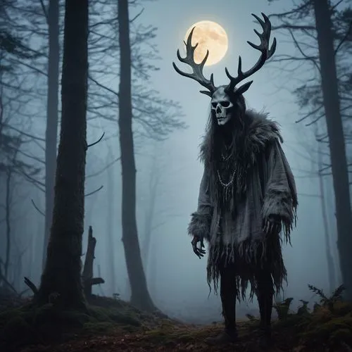 wendigo,cernunnos,druidic,moonsorrow,herne,windigo,forest animal,druidry,black forest,mirkwood,shamanic,radagast,forest man,stag,gaahl,shamanism,fangorn,druid,druids,neopaganism,Photography,Black and white photography,Black and White Photography 15