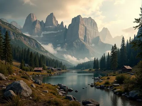 fantasy landscape,landscape background,mountain landscape,mountainous landscape,beautiful landscape,mountain scene,nature background,nature landscape,dolomites,autumn mountains,landscapes beautiful,alpine landscape,landscape mountains alps,giant mountains,mountain range,fantasy picture,world digital painting,landscape nature,nature wallpaper,background view nature