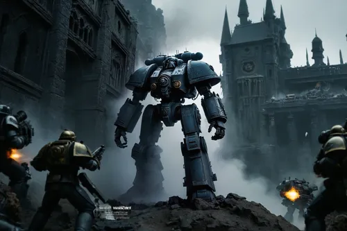 Warhammer 40k epic scale,tau,dreadnought,mech,mecha,megatron,robot combat,transformers,heavy object,decepticon,gundam,bot,robotics,bastion,military robot,minibot,patrols,evangelion mech unit 02,bolt-0