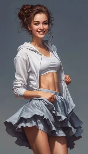 female runner,world digital painting,girl with cloth,girl in cloth,donsky,digital painting,overpainting,women's clothing,margairaz,girl drawing,female model,petticoat,navel,women clothes,the girl in nightie,young woman,savchenko,fashion vector,girl in t-shirt,hemline,Conceptual Art,Fantasy,Fantasy 17