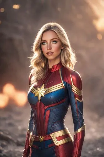 alluring blonde 
medium breasts

looking at viewer
red outfit,captain marvel,superhero background,kara,super heroine,supera,amora,supergirl,stargirl,nova,superheroine,namora,superheroines,head woman,s