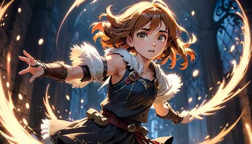 tressa,kumiko,fire poi,haixia,silica,siero,Anime,Anime,Cartoon