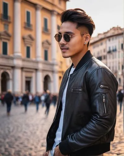 milanese,matteo,milan,italian style,pitti,giovanni,di trevi,aviator,gianni,aviators,alessandro,pompadours,young model istanbul,sprezzatura,leather jacket,pompadour,morinigo,filipino,city ​​portrait,leather,Photography,General,Natural