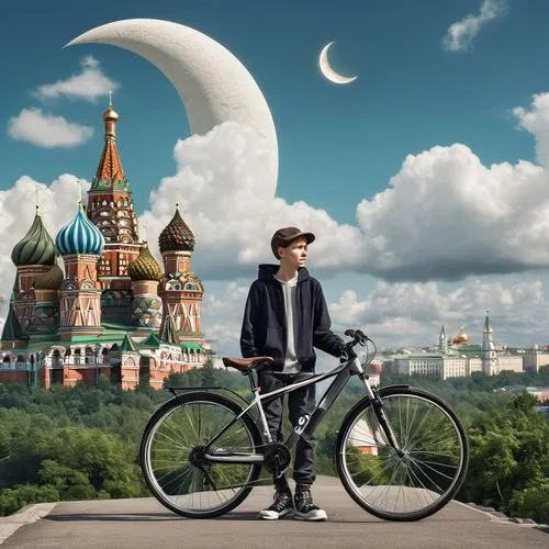 moscow city,moscou,moscow,altynbayev,moscow 3,russian holiday,muscovites,oleg,russland,bicycle ride,sberbank,rusia,isakov,sokolovsky,bicycle riding,photoshop manipulation,photo manipulation,bicycle,globe trotter,evgeniy,Photography,General,Realistic