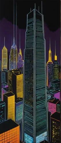 cityscape,gotham,metropolis,city skyline,the city,motorcity,city at night,shangai,skyline,cybercity,skyscrapers,lumpur,shanghai,megalopolis,genosha,city,highrises,skyscraper,moc chau hill,the skyscraper,Art,Artistic Painting,Artistic Painting 09