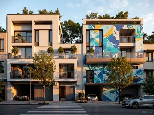 colorful facade,facade panels,nanterre,cubic house,colombes,bagnolet,palaiseau,montrouge,multifamily,batignolles,mondriaan,immobilier,facade painting,habitat 67,montreuil,contemporaine,noailles,mondrian,maisonettes,architectes